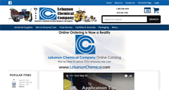 Desktop Screenshot of lebanonchemical.com